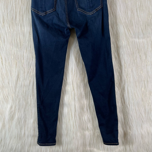 rag & bone Nina High Rise Ankle Skinny Jeans Dark Wash Blue Stretch Denim Sz 25 - Picture 7 of 11